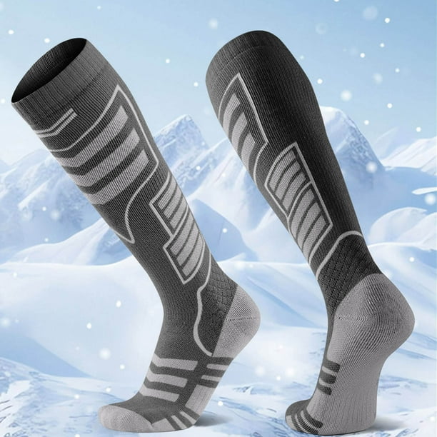 Calcetines de invierno para mujer, calcetines de tubo medio con forro polar para mayor calidez y protección contra el frío, calcetines de forro polar, calcetines de algodón para mujer