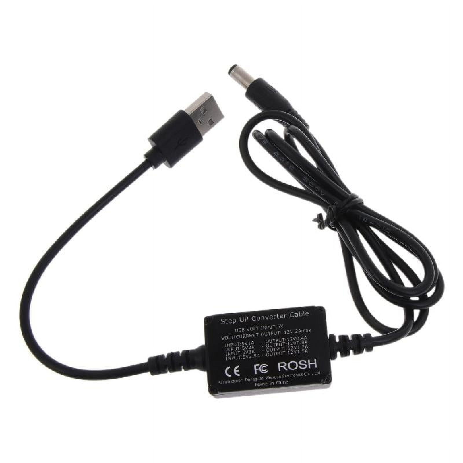 FITE ON 3ft White USB DC Power Adapter Charger Cable for Curve Wand Vibrator  with Overload Protection - Walmart.com