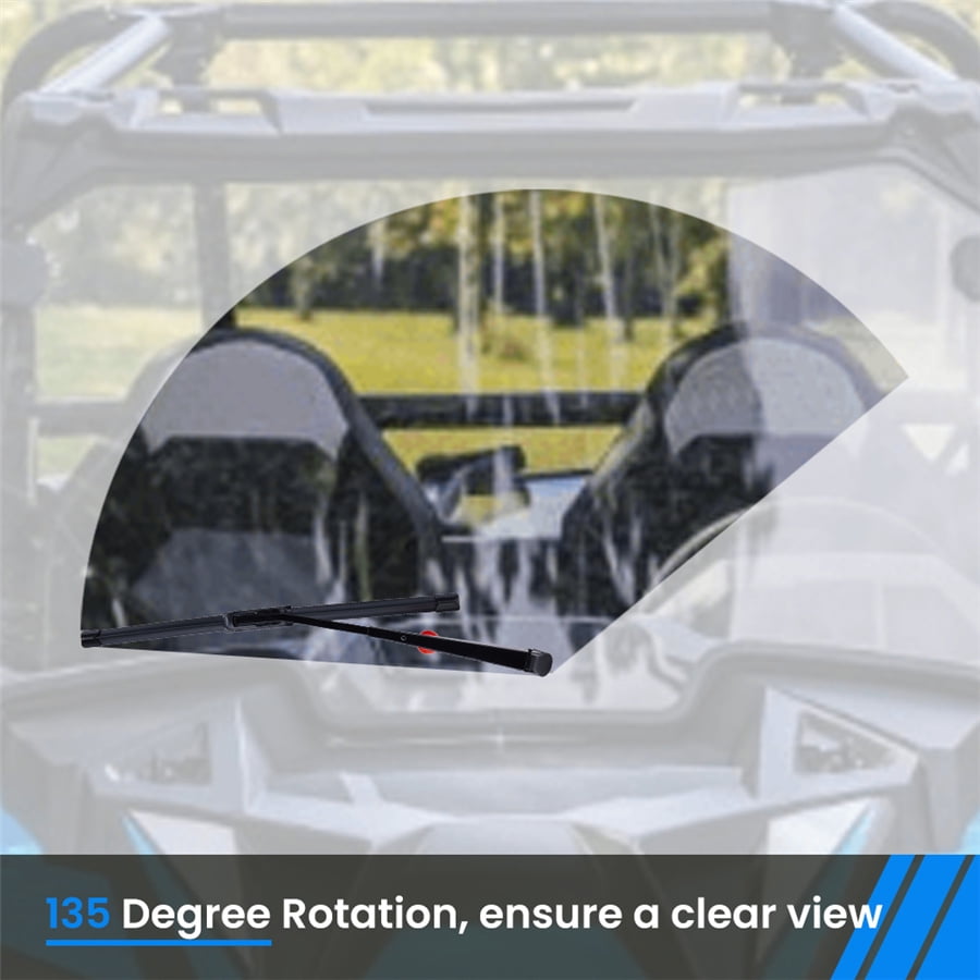 Universal Manual Operated Windshield Wiper Kit For UTV Can Am Polaris
