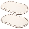 thumbnail image 7 of HEALEEP DIY Crocheting Wood Base Beige 2Pcs 11.8X7.9In, 7 of 7