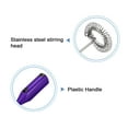thumbnail image 4 of Uxcell Electric Tumbler Stirrer, Handheld Mini Mixer Battery Operated Stirring Mixing Purple, 2pack, 4 of 6