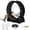 Black, variant on Cat Exercise Wheel, Wooden Cat Running Treadmill with Carpeted Runway for Indoor Cats, Low Noise Removable Carpet Cat Wheel for Kitty Running Walking Training