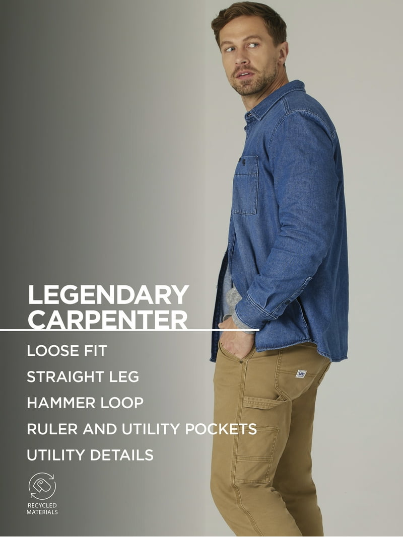 ◆LEE◆ Lee Workwear Man to Man Ivory Lee® Men's Legendary Workwear Utility Jean - Walmart.com