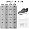thumbnail image 2 of YHOON Mens Running Shoes Lightweight Breathable Running Shoes Non Slip Athletic Fashion Tennis Sneakers Black Grey Size 11, 2 of 7