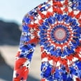 thumbnail image 4 of Handshe Summer Print Sun Hoodie, Lightweight Breathable UPF 50+ Sun Protection Long Sleeve Hooded Shirt for Men, Hiking Running Camping Outdoor Rash Guard,Plus Size, 4 of 5