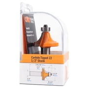CMT 1/2 in Shank, 1/2 in Radius, Carbide-Tipped, Non-Stick Orange Shield Roundover Bit