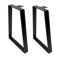 thumbnail image 1 of 2x Metal Table Legs Iron Desk Legs DIY for Coffee Tables Night Stands Office, 1 of 8