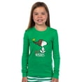thumbnail image 5 of Peanuts Snoopy Christmas Holiday Warm Wishes Tight Fit 2PC Matching Family Pajama Set For Adults Kids Toddlers, 5 of 6