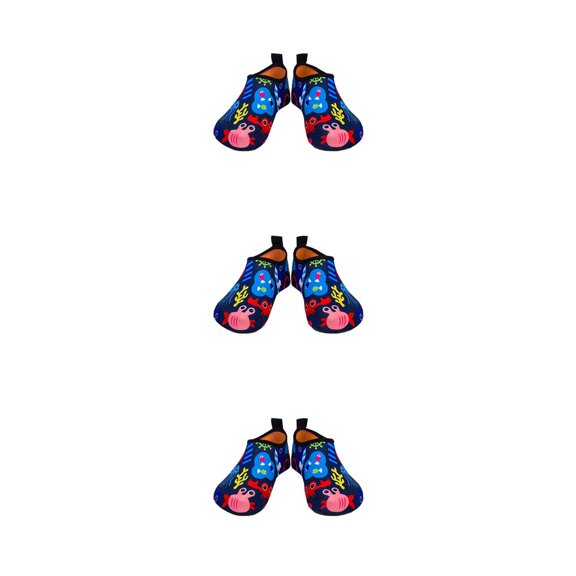 Eigraketly 2 zapatos de vadeo para niños pequeños, pantuflas de arena de aspecto multiusos de larga duración, zapatilla para bebé, tipo Type1 NO1
