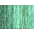 thumbnail image 1 of Ahgly Company Machine Washable Indoor Rectangle Abstract Turquoise Blue Contemporary Area Rugs, 8' x 10', 1 of 4