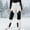 White, variant on CheerKidz Kids Colorblocked Fleece Lined Ski Pants Water Repellent Outdoor Snow Pants with Reinforced Knees and Zippered Pockets for Active Boys and Girls Cold Weather Play(Hot Pink,10 Years)