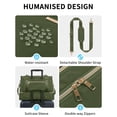 thumbnail image 5 of Travel Carry on Bag for Spirit Airlines Personal Item Bag 18x14x8 Underseat with Shoe Compartment, Tsa Approved Toiletry Bag with Wet Pocket,Gym Business Weekender Bag(Green), 5 of 12