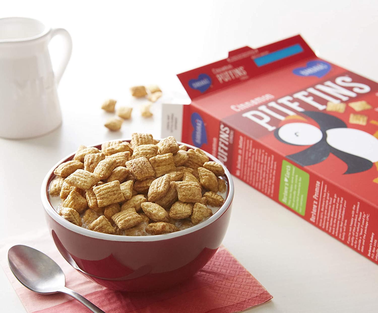 Barbara's Bakery, Puffins Cereal, Cinnamon, 10 oz (pack of 4)
