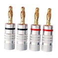 thumbnail image 3 of Conectores banana de 4 mm para audio, adaptadores de cable para altavoces, conectores banana para amplificadores de cine en casa., 3 of 8
