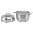 thumbnail image 4 of Steam Pot, Thick Cookware Pot Stainless Steel  For Induction Stove 2 Tier,3 Tier, 4 of 8
