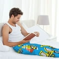 thumbnail image 5 of Rocae Cute Car Cartoon Mens Pajama Pants Pj Pants Mens Lounge Pants-Large, 5 of 6
