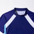 thumbnail image 4 of YunPes Little Boys' Rash Guard Sets Short Sleeve Shirts Swim Swimsuit Bathing Set 2pc Christmas Clothes for Baby Girl, 4 of 5