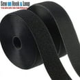 thumbnail image 2 of Sewing Touch Fastener Strap Reusable Magic Nylon Fabric Strip Non-Adhesive Hook and Loop Fastener Tape for DIY Craft Accessories White 1meter 25mm Wide, 2 of 6
