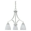 thumbnail image 2 of Designers Fountain Tackwood Satin Platinum 3 Light Chandelier, 82983-SP, 2 of 2