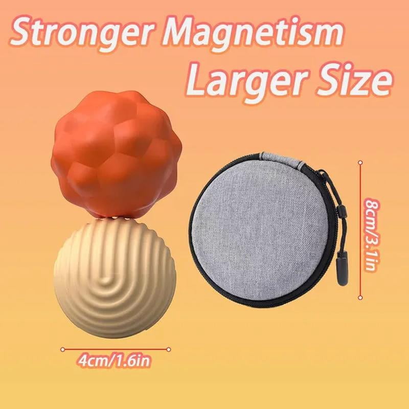 Magnetic Sensory Balls Fidget Toys for Adult & Teens - Magnetic Stress Balls for Autism ADHD Anxiety , Quiet Desk Fidgets for Office -Skin Picking Fidget Toys, Stocking Stuffers for Men Women