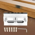 thumbnail image 6 of figatia Dowel Jig for Straight Holes Set Tool Versatile Adjustable Width 0.4inch-2.3inch Drill Jig with 6 Guide Bushings Silvery, 6 of 8
