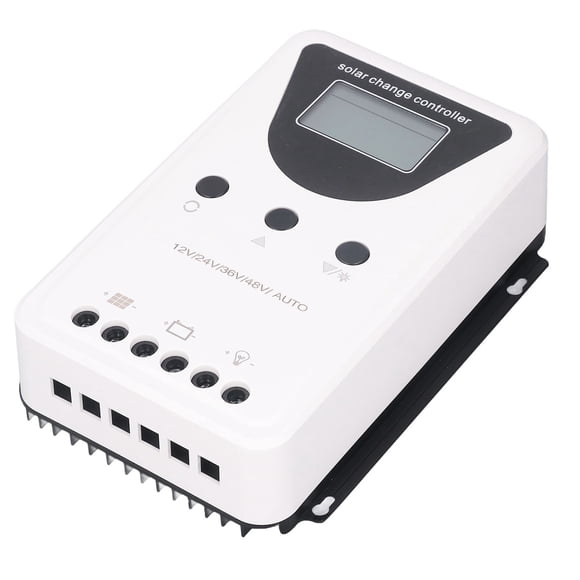 Controlador De Carga Solar PWM, DC 12V 24V 36V 48V Detección Automática Para Protección Contra Cortocircuito De La Matriz Fotovoltaica, Hecho De Material De aleación De