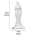 thumbnail image 5 of Hugtrea Vintage Hooded Cowl Women Figurine 3D Printed Fishtail Dress Faceless Lady Statue Sculpture Home Office Decoration Ornament, 5 of 8