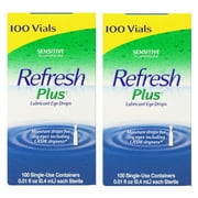 Refresh Plus 0.5 % Eyedrops 0.4 Ml Unit Dose X 30Ct , 2-Pack