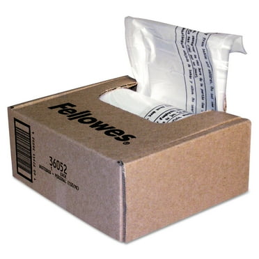 Fellowes Mfg Co. 36052 6 to 7 Gallon Capacity Shredder Waste Bags (100/Carton)