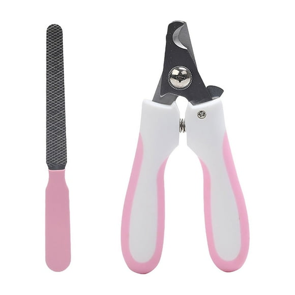 PRETXORVE Coupe-Ongles de Type avec Lime, Manche Courbé, Coupe-Ongles pour Chien, Produits de Nettoyage