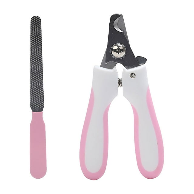 EGNMCR New Type Nail Clippers With File, Curved Handle, Dog Nail Clippers, Pet Cleaning Products Pets forceps