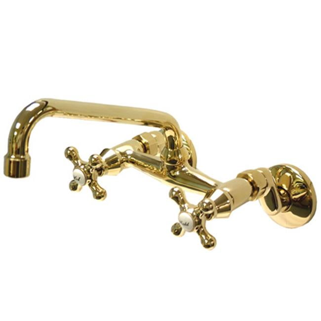 Kingston Brass Ks200pb Adjustable Center Wall Mount Kitchen