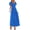 Blue, variant on PRETTYGARDEN Summer Dresses for Women Eyelet Square Neck Puff Sleeve Smocked Wedding Guest Maxi Dress with Pockets