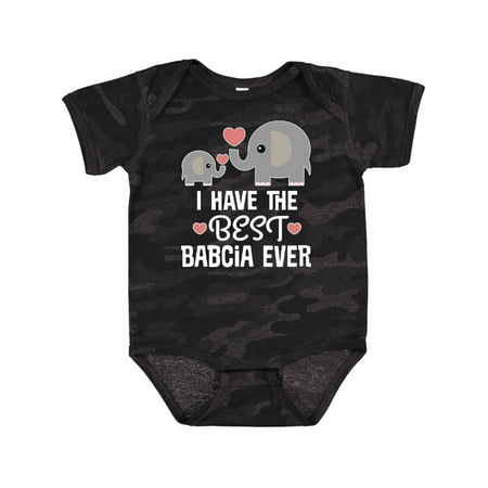 

Inktastic Best Babcia Ever Grandchild Gift Baby Boy or Baby Girl Bodysuit