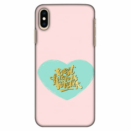 iPhone Xs Max Case, Ultra Slim Case iPhone Xs Max Handcrafted Printed Hard Shell Back Protective Cover Designer iPhone Xs Max Case (2018) - Best Friends (Best Friends Forever Cases)