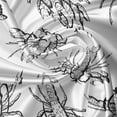 thumbnail image 7 of Ambesonne Lobster Valance & Curtain, Monochrome Sea Creature, 55"x30", Black and White, 7 of 7