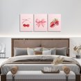 thumbnail image 4 of Hieng Bow Bathroom Wall Art for Home Decor Boys Girls Canvas Wall Art for Living Room For Cute Bowknot Office Wall Decorations Artwork Posters Wall Painting（Only canvas）, 4 of 6