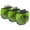 Green, variant on Axler Triple Rotating Rake Deshedder & Dematting Grooming Pet Comb, Blue - One Size