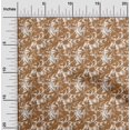 thumbnail image 1 of oneOone Polyester Lycra Brown Fabric Florals Craft Projects Decor Fabric Printed By The Yard 56 Inch Wide, 1 of 4