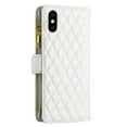 thumbnail image 2 of iPhone XS Max Women Wallet Case, Magnetic Leather Purse Zipper Wallet Folio Flip Credit Card Coin Stand Case with Wristp Hand Strap Lanyard Compatible with iPhone XS Max,
(White), 2 of 10