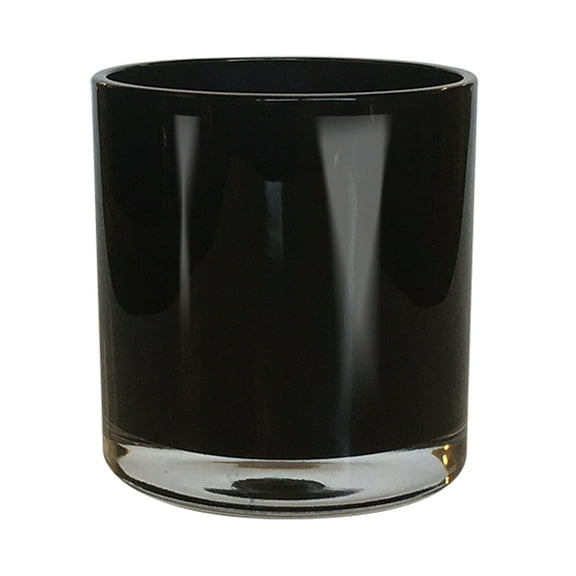 9.5 oz. Monticiano Black Empty Candle Jar candle vessels for DIY candle-making projects (Box of 48) FREE SHIPPING