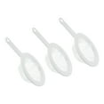 thumbnail image 1 of Uxcell 9"x6" 400 Mesh Food Filter Strainer Kitchen Fine Mesh Sieve Strainers with Handle White 3 Pack, 1 of 6