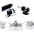 thumbnail image 3 of czcpp-200N/45 lb 6 Inch Long Gas Support Cabinet Hinge Safety Lift - Soft Open and Lower Cover With Buffer, Telescopic Door Rubber Head Spring - Black (2 Pack), 3 of 4
