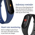thumbnail image 4 of Kearding M4 Smart Band Fitness Tracks inteligente Podómetro cardíaco Presión arterial Bluetooth Health Wristband impermeable Type10 NO10, 4 of 6