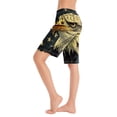 thumbnail image 2 of LVHAOGJOB Womens Shorts Plus Size Athletic High Waist with Pockets Workout Drawstring Running Short Pants for Ladies Print, 2 of 4