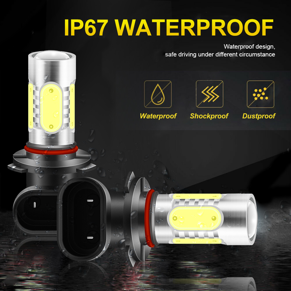 Upgrade Your Ride: 6000K White 9005 LED Bulbs (100W) Daytime Running Lights For Honda Accord Civic