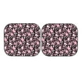 thumbnail image 7 of Balery 2 Piece Daisies Flowers Car Windshield Sun Shade|Foldable Front Windshield Shade for Car Front Window for Most Sedans SUV Truck-Medium, 7 of 7