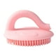 thumbnail image 1 of BRIGHTFUFU Cepillo de baño portátil de silicona para bebé (rosa), 1 of 8