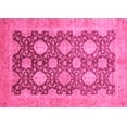 thumbnail image 1 of Ahgly Company Indoor Rectangle Oriental Pink Traditional Area Rugs, 7' x 10', 1 of 4