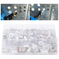 thumbnail image 2 of Rivet Nut, 300Pcs Rivet Nut Kit Carbon Steel Flat Head Threaded Insert Nut Assorted in M3 M4 M5 M6 M8 M10, 2 of 7